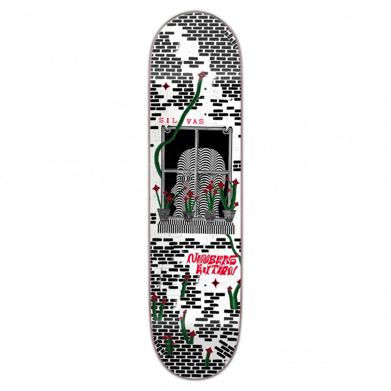 NUMBERS Deck skate Silvas deck edition 4 8.3" NUMED4SI83 NUMBERS Deck skate Silvas deck edition 4 8.3" NUMED4SI83