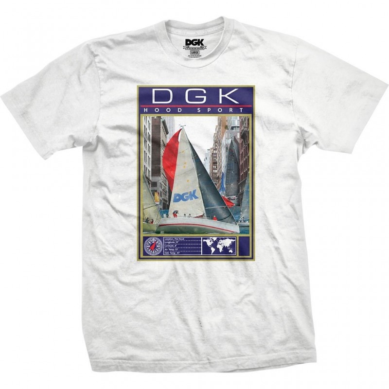 T-shirts Dgk Compass tee E20DGKCOMWHT T-shirts Dgk Compass tee E20DGKCOMWHT