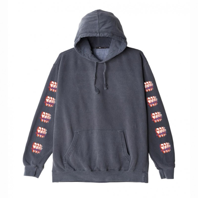Obey Felpe cappuccio Can you feel it 112601673 Obey Felpe cappuccio Can you feel it 112601673