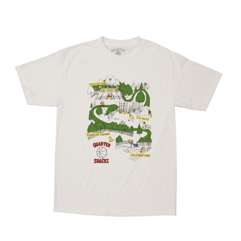 T-shirts Quartersnacks Courts tee COWHT T-shirts Quartersnacks Courts tee COWHT