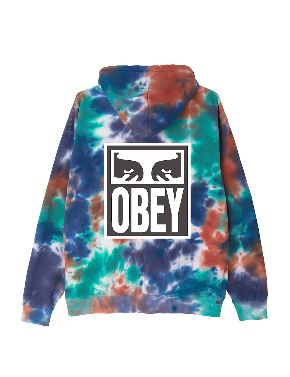 Obey Eyes icon tie dye pullover hooded - 225190180BT | Shapestore.it Obey Eyes icon tie dye pullover hooded - 225190180BT | Shapestore.it