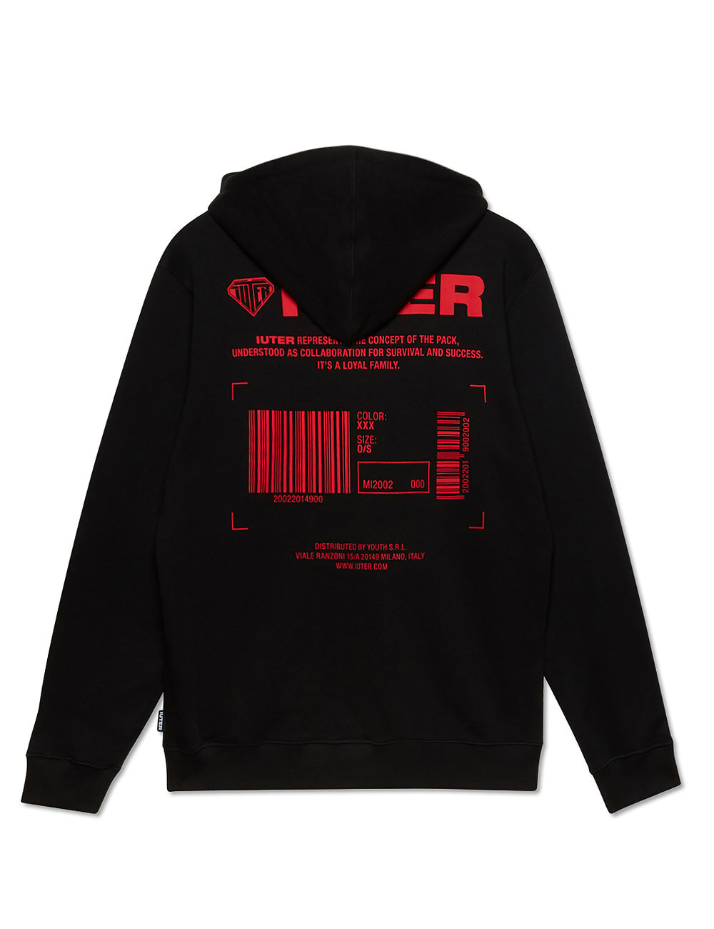 Iuter Info hoodie - 20SISH09 | Shapestore.it Iuter Info hoodie - 20SISH09 | Shapestore.it